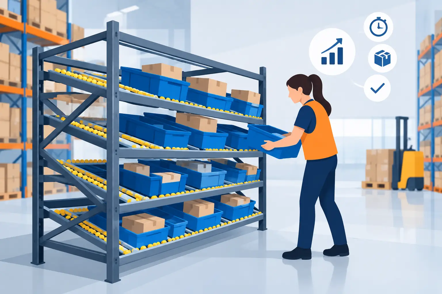 Flow rack para picking melhora o seu CD?